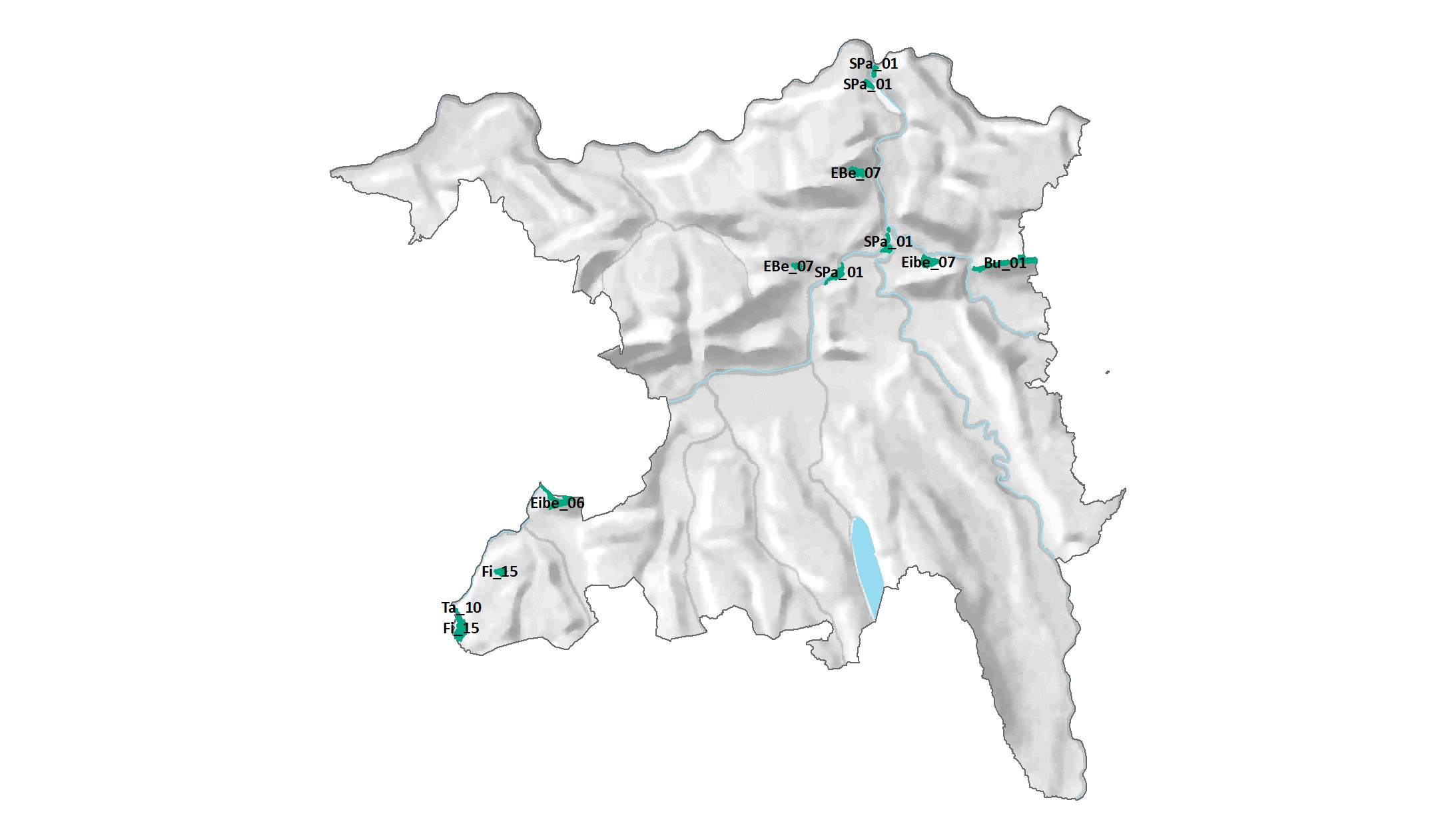 Generhaltungsgebiete im Kanton Aargau (Anzahl: 7, Stand 16.11.2023)