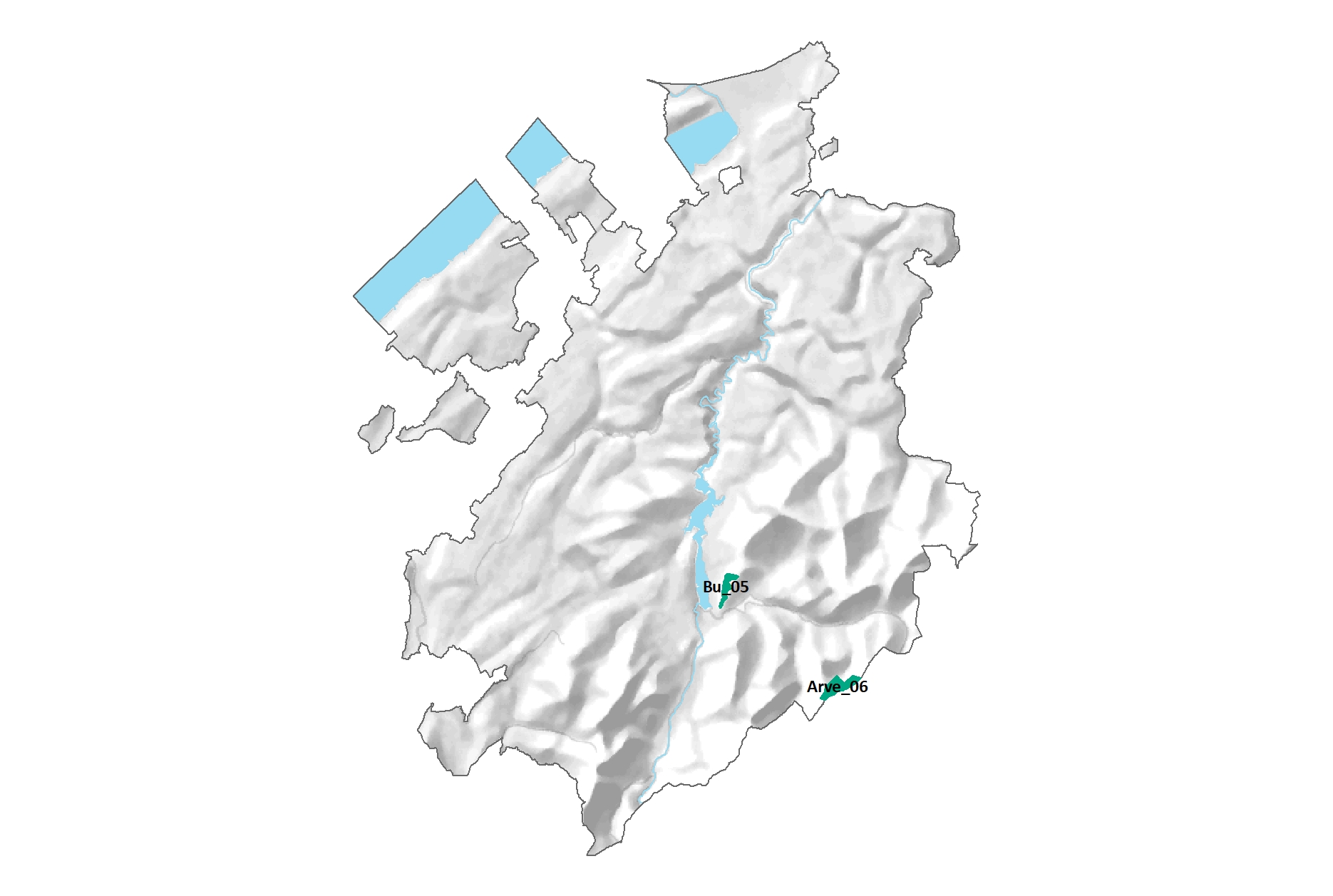 Generhaltungsgebiete im Kanton Fribourg (Anzahl: 2, Stand 16.11.2023)