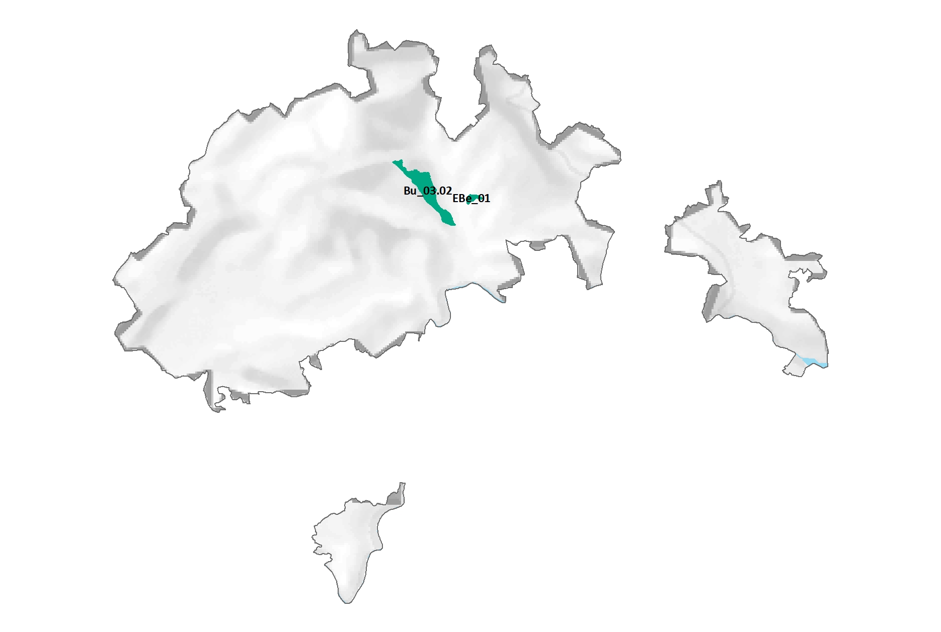 Generhaltungsgebiete im Kanton Schaffhausen (Anzahl: 2, Stand 16.11.2023)