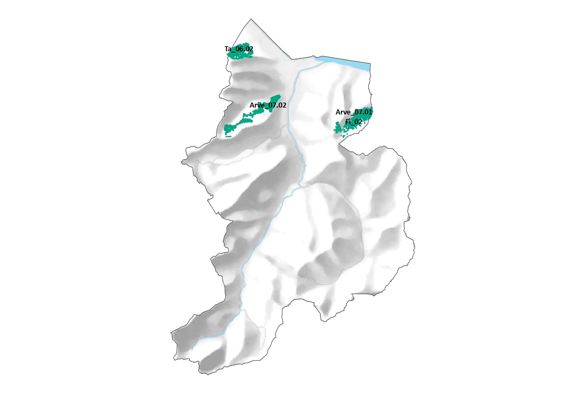Generhaltungsgebiete im Kanton Glarus (Anzahl: 4, Stand 16.11.2023)